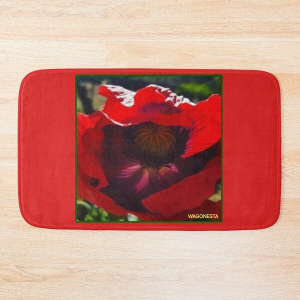 Item preview, Floral Oriental Poppy Wagonesta  designed and sold by Wagonesta.