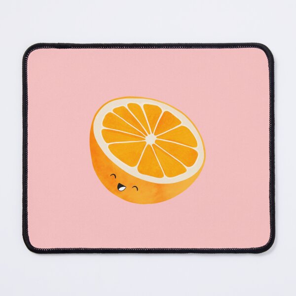 Item preview, Cute Sliced Orange Character | Kawaii Fruit Art | Happy Citrus Design | Playful Aesthetic Orange Slice designed and sold by Pink Mint.