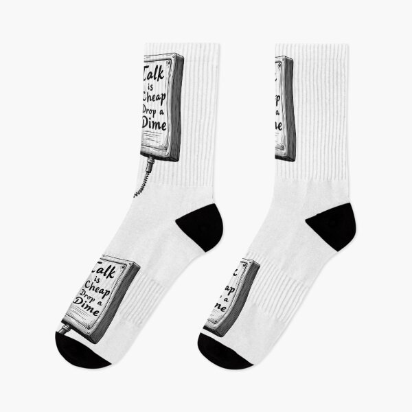 Item preview, Talk is Cheap Drop A Dime designed and sold by 80ssinto90s.