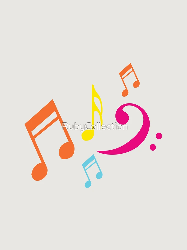 Thumbnail 6 of 6, Premium Oversized Hoodie, Colorful Musical Note designed and sold by RubyCollection.