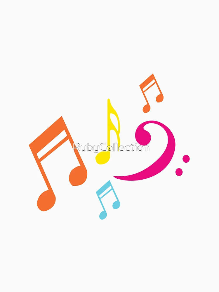 Thumbnail 6 of 6, Pullover Hoodie, Colorful Musical Note designed and sold by RubyCollection.