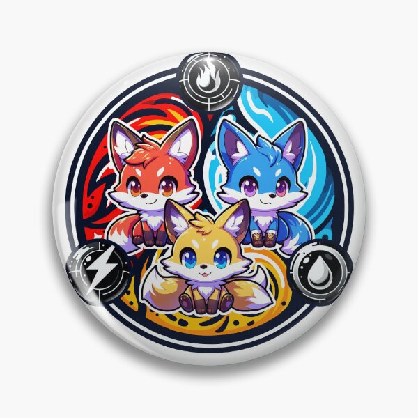Item preview, Three Elemental Foxes designed and sold by Ederson D'Mind.