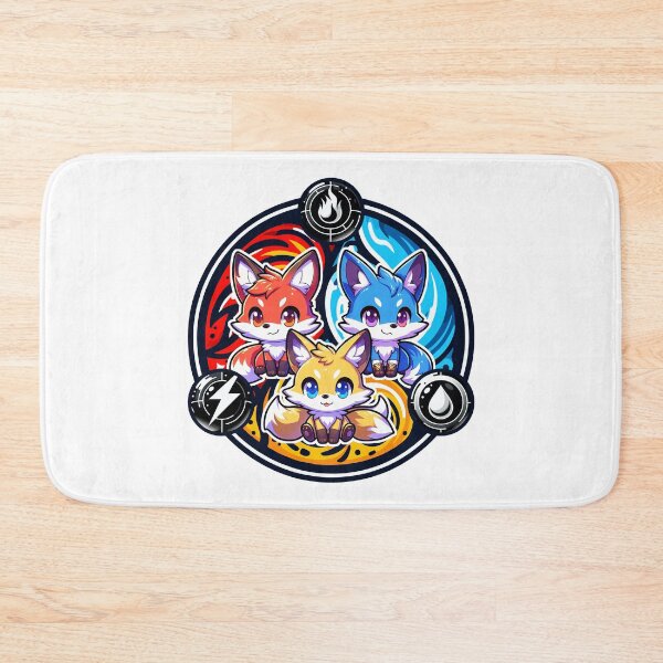 Item preview, Three Elemental Foxes designed and sold by Ederson D'Mind.