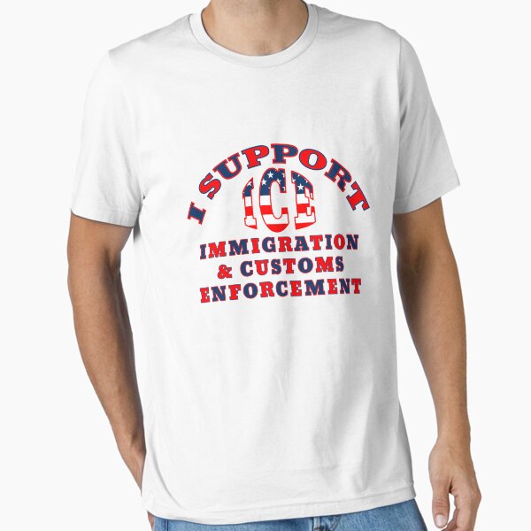 Vista previa del artículo con la obra «APOYO A ICE, SERVICIO DE INMIGRACIÓN Y CONTROL DE ADUANAS», diseñado y vendido por carolina1.