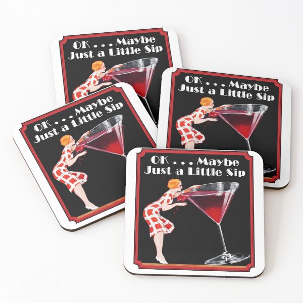 Item preview, Maybe Just a Little Sip designed and sold by Grace-n-Gussy.