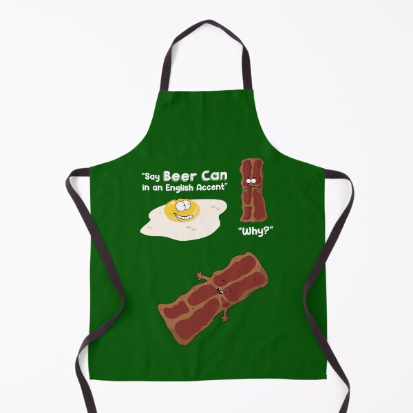 Item preview, Say Beer Can in an English Accent (Funny Design) designed and sold by eh-stuff.