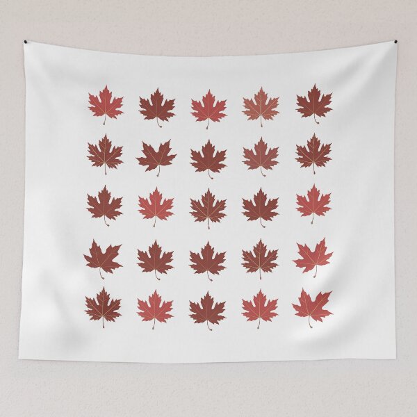 Item preview, Red Maple Leaves designed and sold by Orca Chuckle Studios.