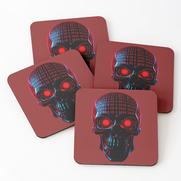 Item preview, Luminous Code Matrix Skull designed and sold by Dakson Design - Fantasy Art.