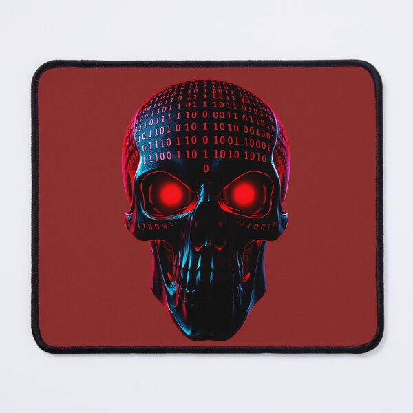 Item preview, Luminous Code Matrix Skull designed and sold by Dakson Design - Fantasy Art.