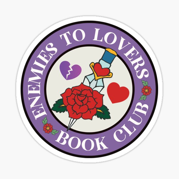 Artikel-Vorschau von Enemies To Lovers Book Club Buchliebhaber-Lila für Buchliebhaber, designt und verkauft von StickyBook.