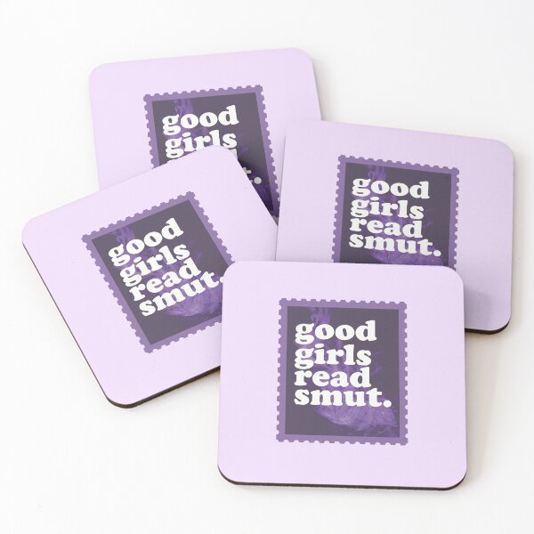Item preview, Good Girls Read Smut Stamps for Booklovers Purple Bookish designed and sold by StickyBook.