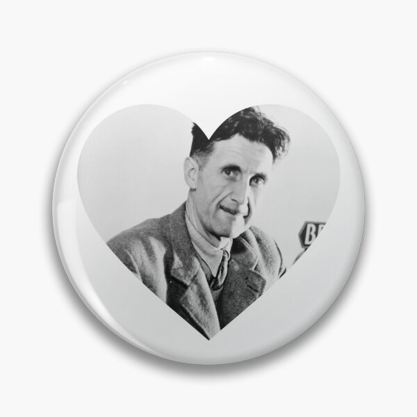 Item preview, George Orwell heart | I love George Orwell designed and sold by stickerskool.