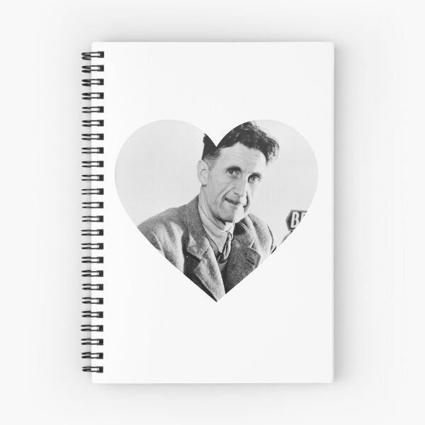 Item preview, George Orwell heart | I love George Orwell designed and sold by stickerskool.