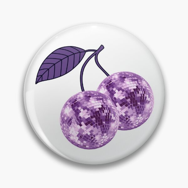 Item preview, Purple Cherry Disco Ball Bookish designed and sold by StickyBook.