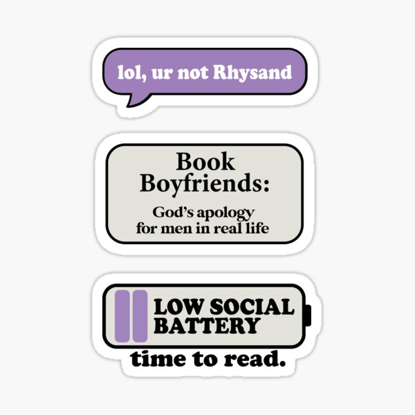 Artikel-Vorschau von Kindle Decor Bookish Pack Schwarz und Weiß Lila, designt und verkauft von StickyBook.