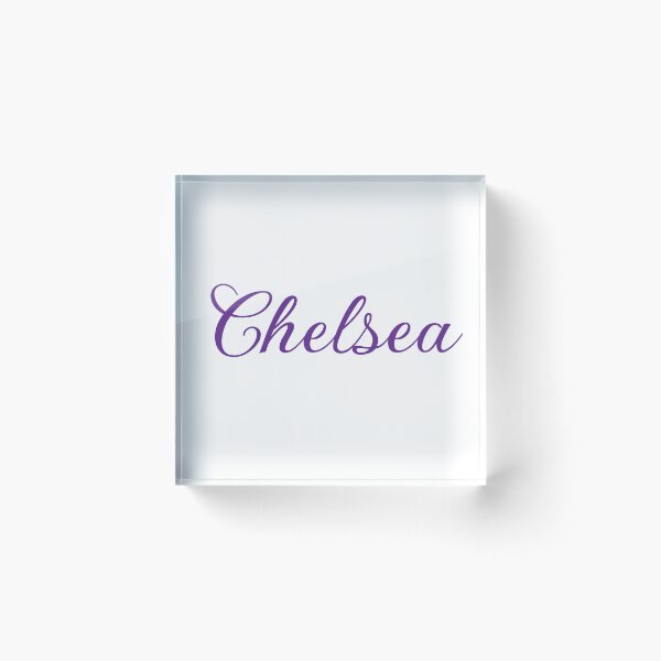 Item preview, Chelsea Name Girl Purple designed and sold by Monika Howarth.