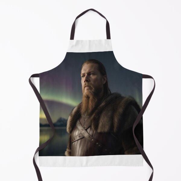 Item preview, Aurora Warrior – Viking Strength Beneath the Lights designed and sold by highplacidity.