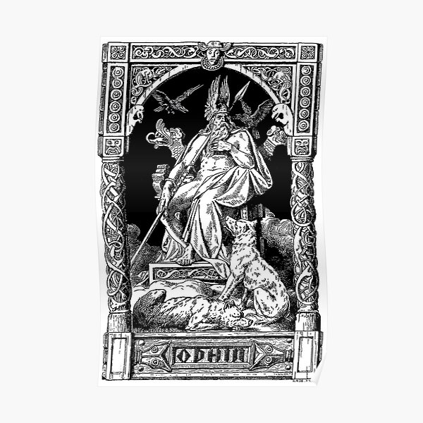 Odin, Johannes Gehrts 1901 Poster