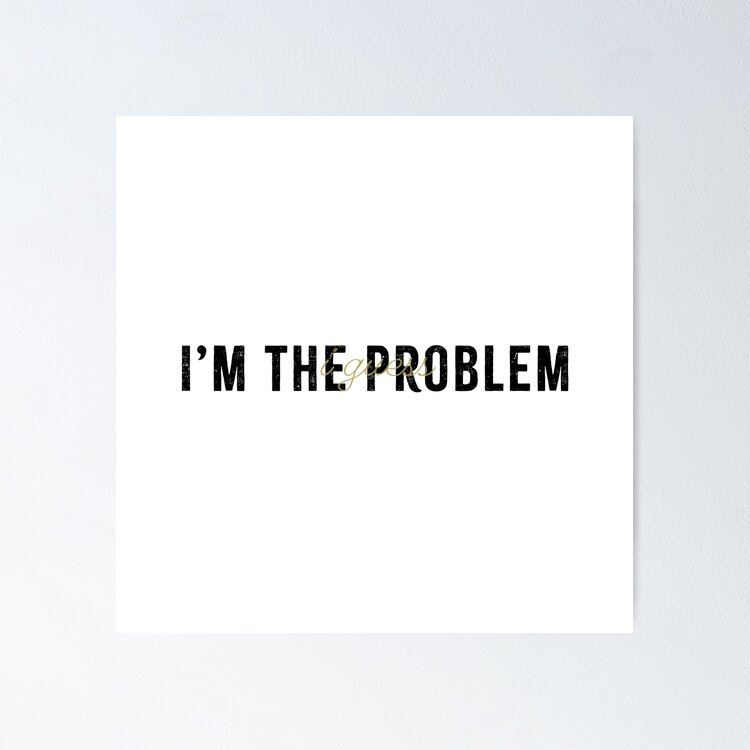I'm The Problem Morgan Wallen - Black Sticker