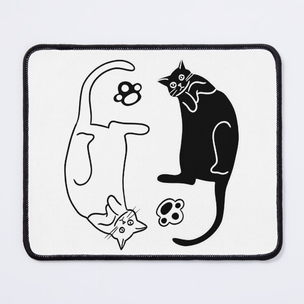 Item preview, Yinyang cat designed and sold by leviosalu.