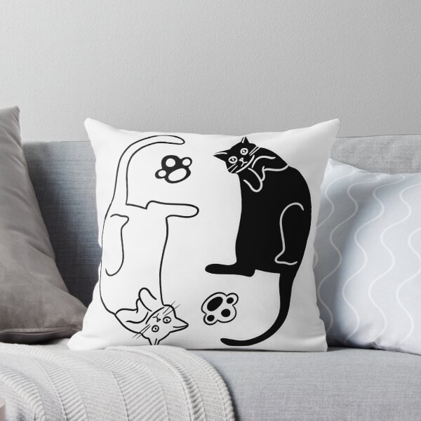 Item preview, Yinyang cat designed and sold by leviosalu.
