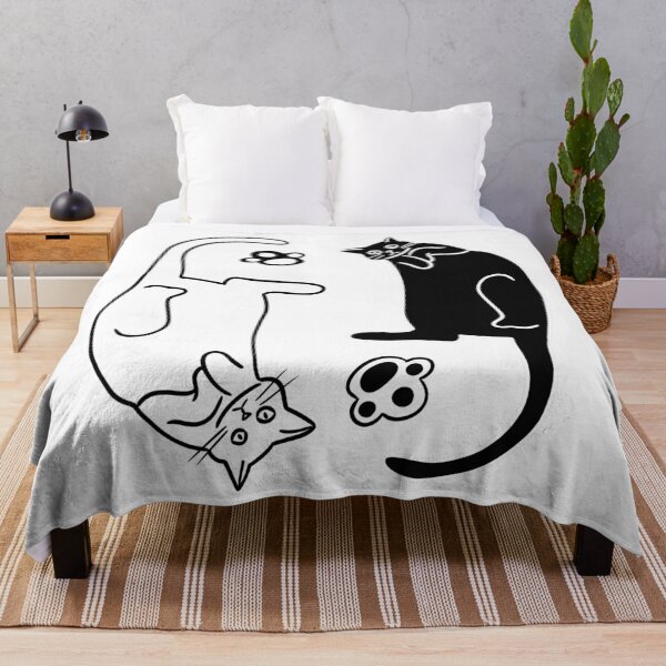 Item preview, Yinyang cat designed and sold by leviosalu.