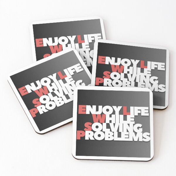 Item preview, Enjoy Life While Solving Problems designed and sold by BaZaar from TakE a LooK.