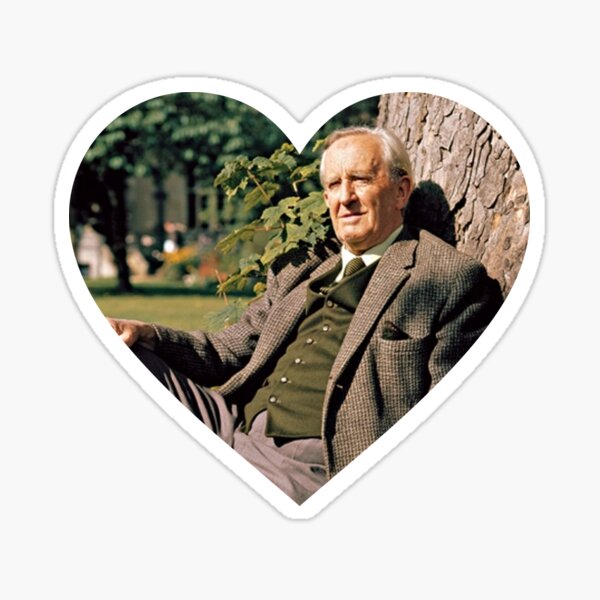 Item preview, J.R.R. Tolkien heart | I love J.R.R. Tolkien designed and sold by stickerskool.