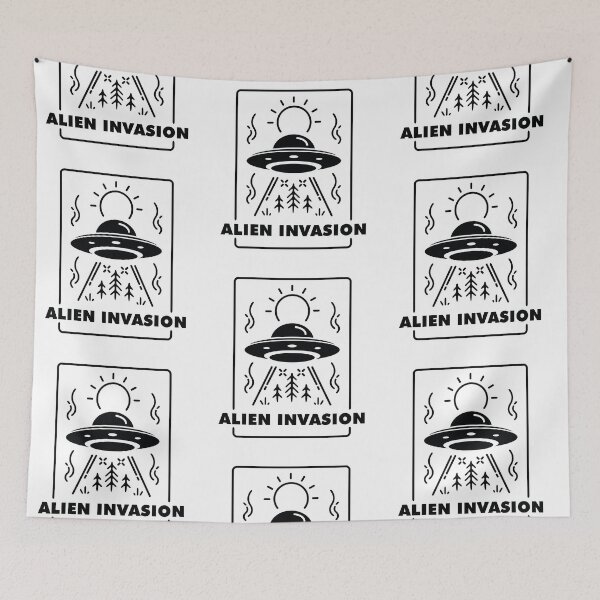 Item preview, Alien Invasion designed and sold by the-craft-shop.