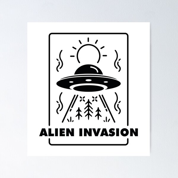 Item preview, Alien Invasion designed and sold by the-craft-shop.
