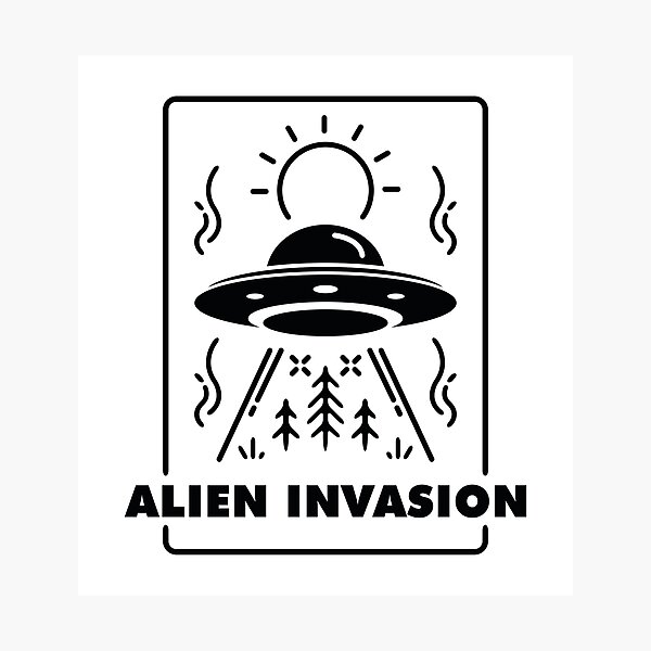 Item preview, Alien Invasion designed and sold by the-craft-shop.