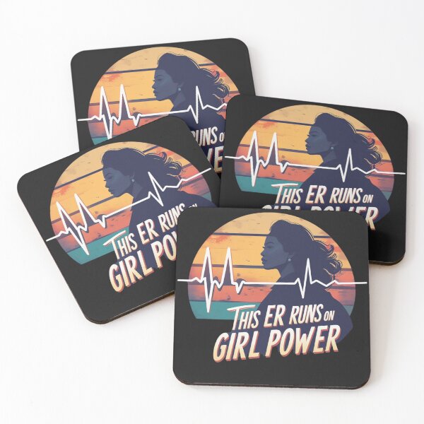 Item preview, This ER Runs on Girl Power designed and sold by catthemedic.