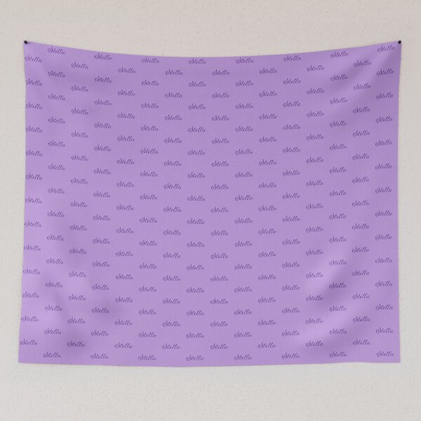 Item preview, Stella Name Girl Purple designed and sold by Monika Howarth.