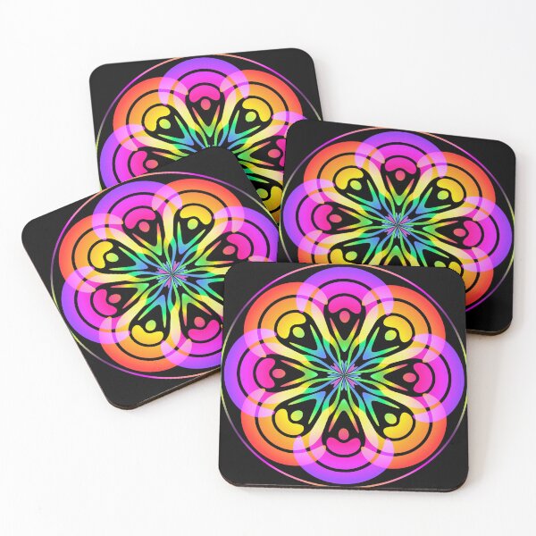 Item preview, abstract overlapping pink and orange design designed and sold by chambergambit.