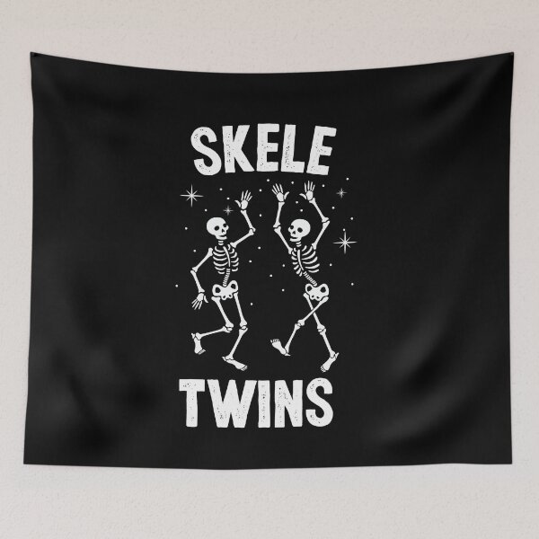 Item preview, Twins Halloween Matching Skeletwins Funny Dancing Skeleton designed and sold by Dressed For  Duty.