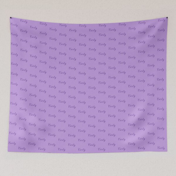 Item preview, Carly Name Girl Purple designed and sold by Monika Howarth.