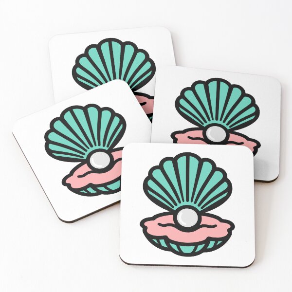 Item preview, Pearl in Clam Shell Ocean Treasure Design designed and sold by theartfulaspie.