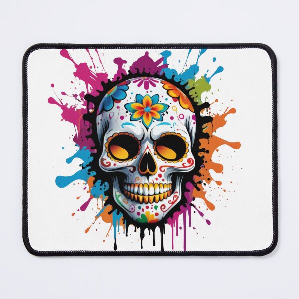 Item preview, Explosion of Color - Sugar Skull designed and sold by TBoxy.