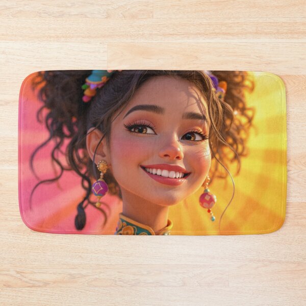 Item preview, Chica feliz de El Mundo Encanto designed and sold by Ink And Inspire.