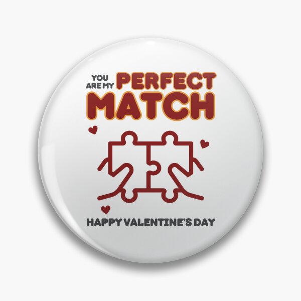 Item preview, You Are My Perfect Match - Two Puzzle Pieces fitting perfectly together. designed and sold by dodosdoodles.