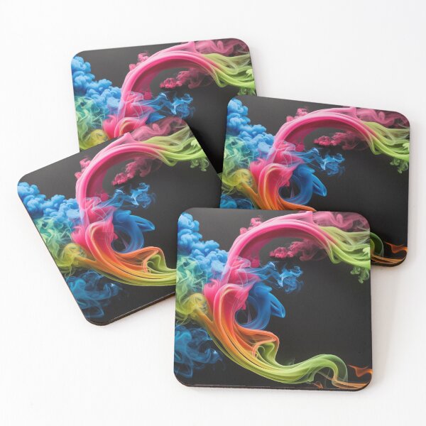 Item preview, Neon Smoke Illusion – Ethereal Abstract Glow designed and sold by CoachCreates.
