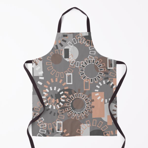 Item preview, Geometric Greys and Beige with Circles designed and sold by Sharon Schwalbe.