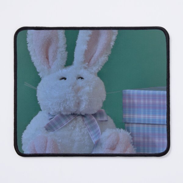 Item preview, Pink and White Easter Bunny and checkered Box  designed and sold by WD-Artist.
