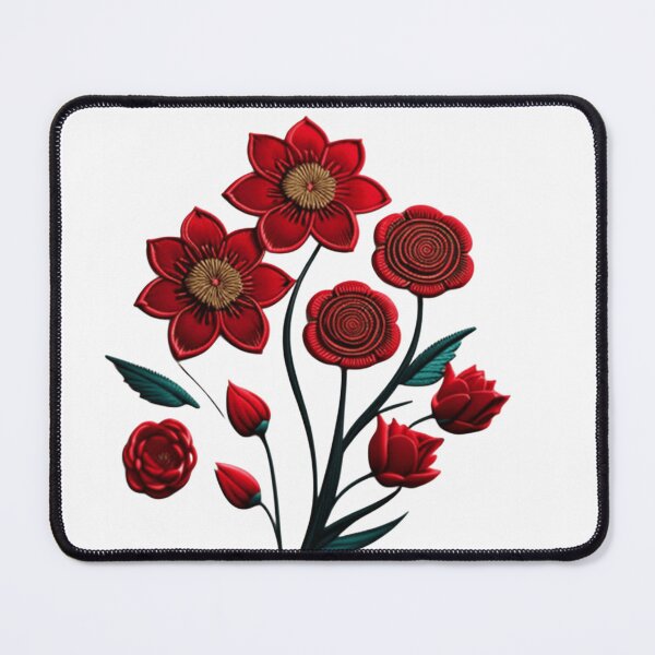 Item preview, Red floral bouquet designed and sold by Roxburylane.