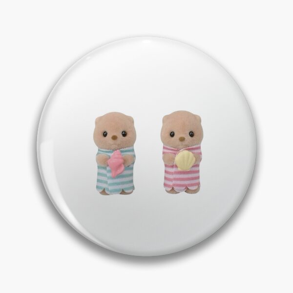 Item preview, beach otters twins designed and sold by hey syd.