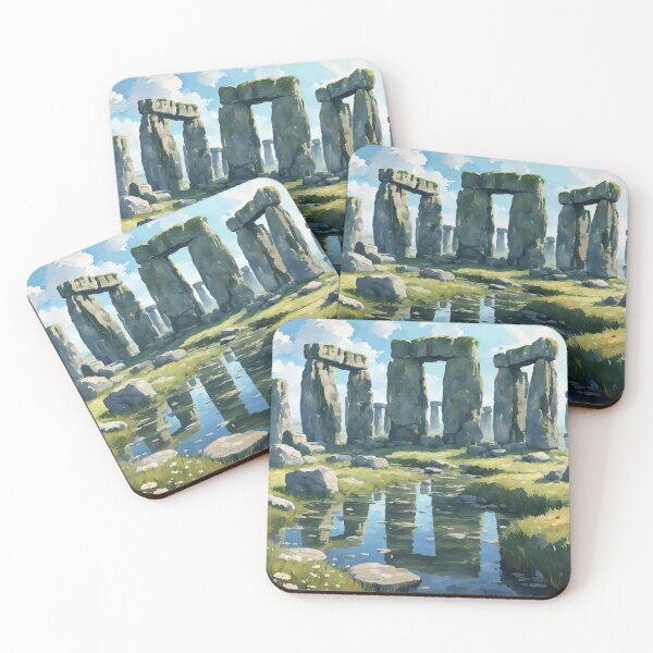Item preview, Stonehenge Painting Style designed and sold by Gabriela McDaniel.