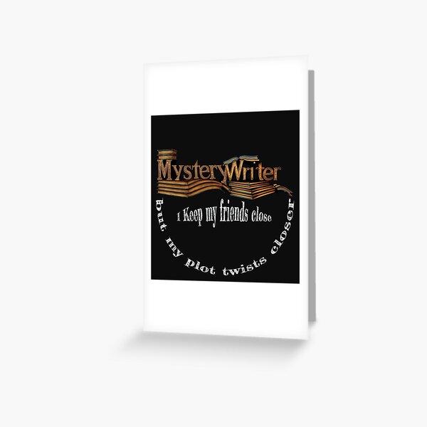 Item preview, Mystery writer graphic design designed and sold by JennyFinns.