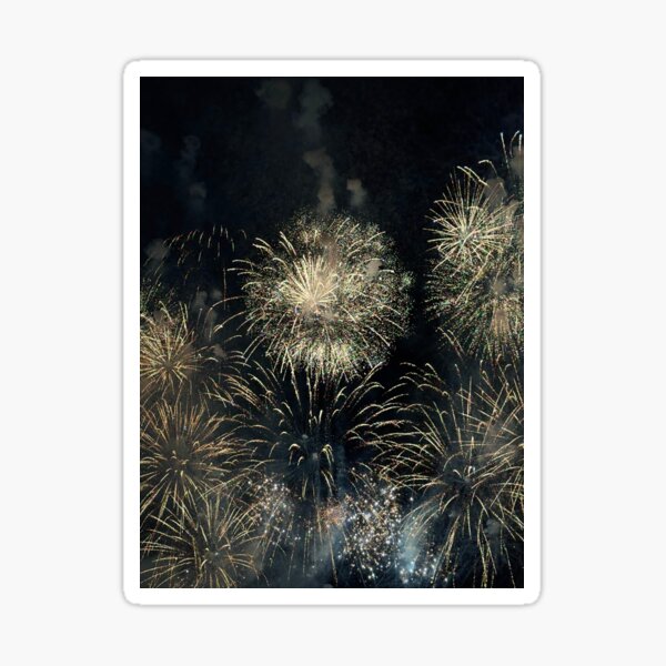 Item preview, Fireworks in the Night Sky designed and sold by AlikaZelenska.
