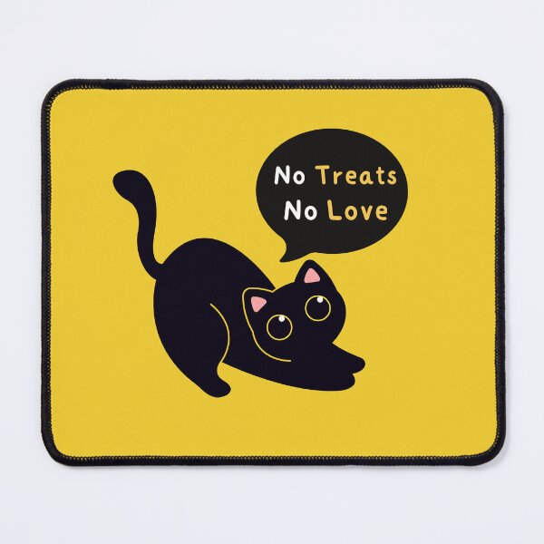 Item preview, No treats No Love | Black cat Judging you designed and sold by PangDesu.