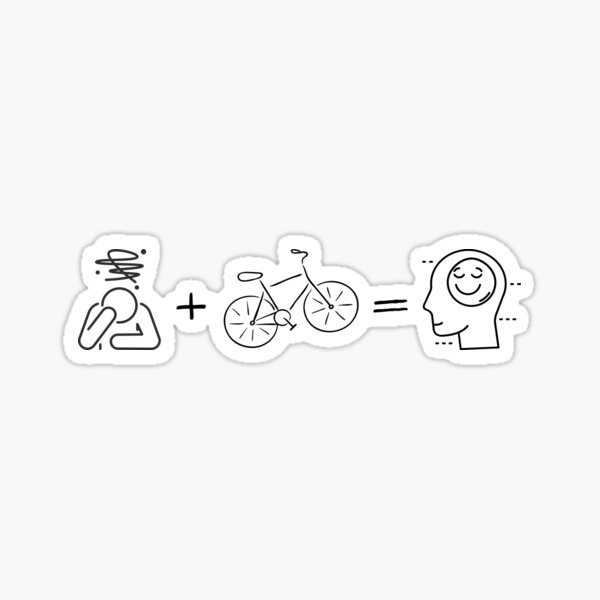 Item preview, The Happiness Equation | Cycle to Find Your Happy | Cycling designed and sold by BMLprint ⭐⭐⭐⭐⭐.